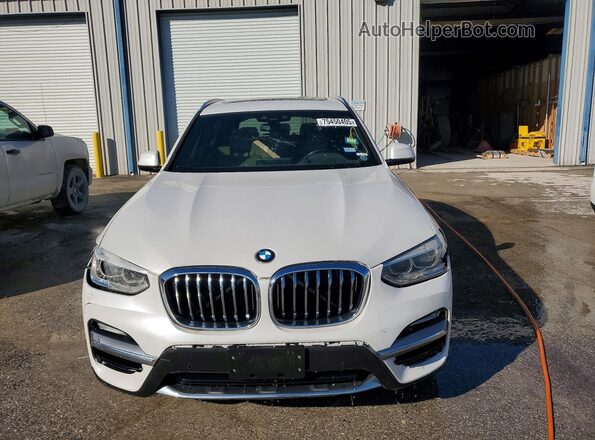 5UXTR7C54KLF29098 2019 BMW X3 Белый Вид спереди