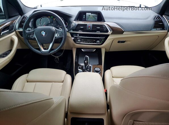 5UXTR7C56KLR52178 2019 BMW X3 Серебряный 