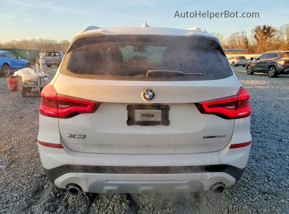 5UXTR7C57KLF30195 2019 BMW X3 White 