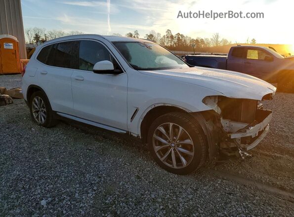 5UXTR7C57KLF30195 2019 BMW X3 White 