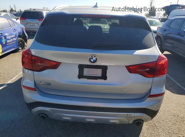 5UXTR7C5XKLF26464 2019 BMW X3 Silver Widok z tyłu