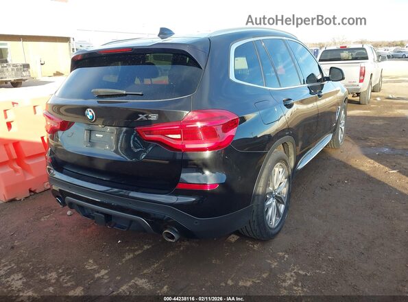 5UXTR9C51JLC79426 2018 BMW X3 Black Задня права чверть