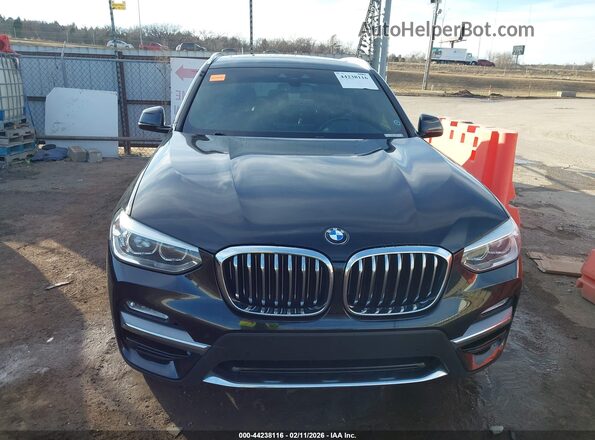 5UXTR9C51JLC79426 2018 BMW X3 Black Вид щитка приладів