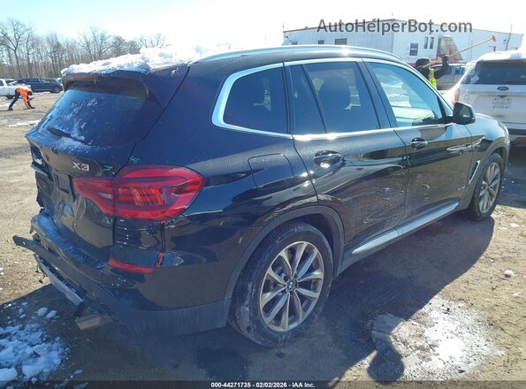 5UXTR9C53JLD61464 2018 BMW X3 Black Հետևի աջ