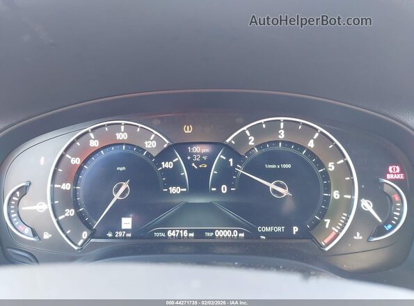 5UXTR9C53JLD61464 2018 BMW X3 Black Հետևի նստատեղերի տեսք