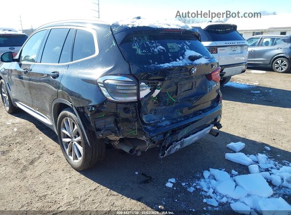 5UXTR9C53JLD61464 2018 BMW X3 Black Դիմացի տեսք