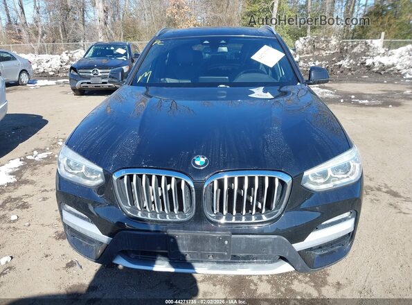 5UXTR9C53JLD61464 2018 BMW X3 Black Սարքավորումների վահանակի տեսք