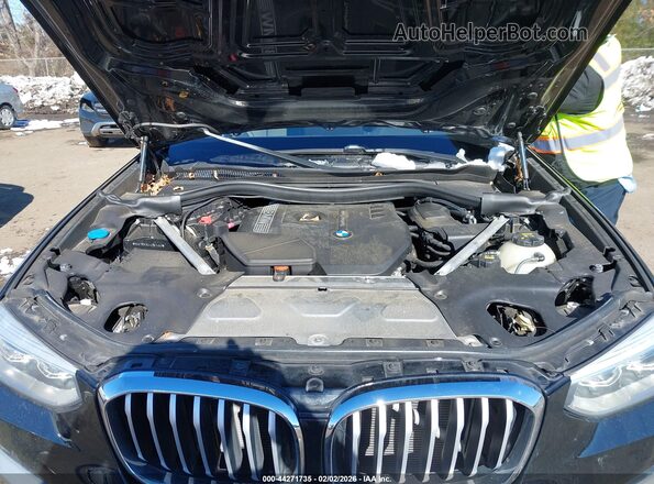 5UXTR9C53JLD61464 2018 BMW X3 Black Հետևի տեսք