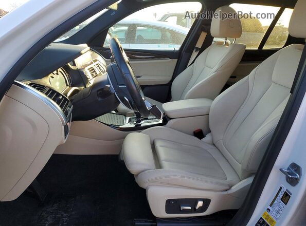 5UXTR9C55KLP96744 2019 BMW X3 White 