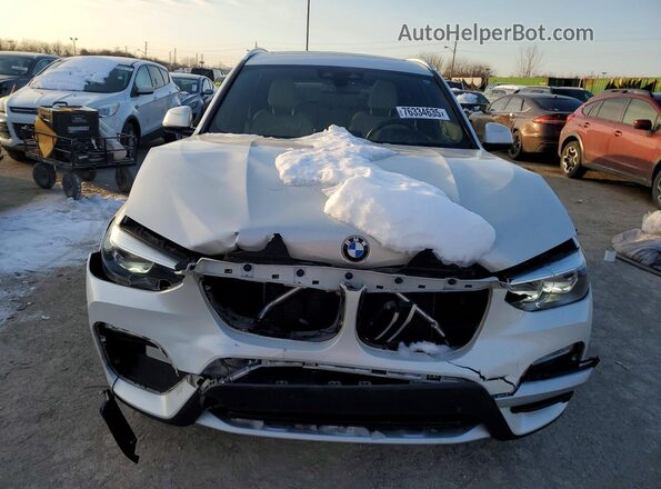 5UXTR9C55KLP96744 2019 BMW X3 White 