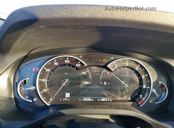 5UXTR9C55KLP96744 2019 BMW X3 White 