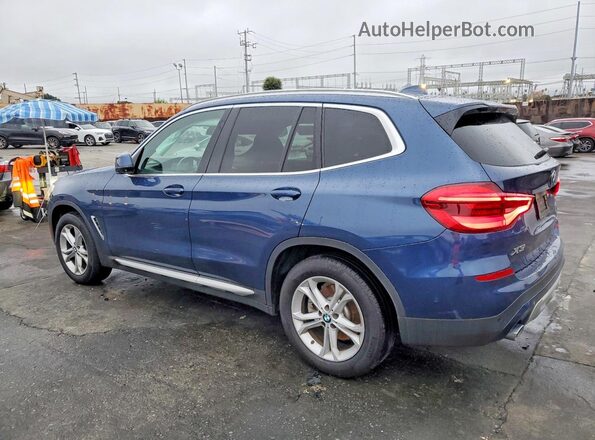 5UXTR9C5XKLR09975 2019 BMW X3 Синий 