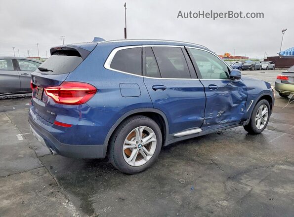 5UXTR9C5XKLR09975 2019 BMW X3 Синий 