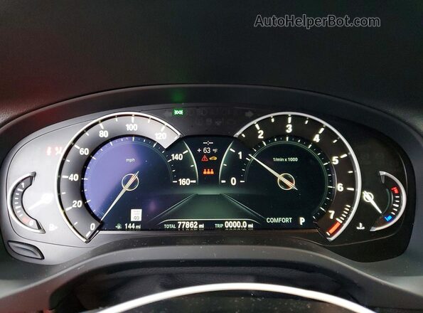 5UXTR9C5XKLR09975 2019 BMW X3 Синий 