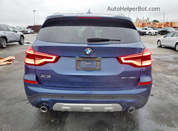 5UXTR9C5XKLR09975 2019 BMW X3 Синий 