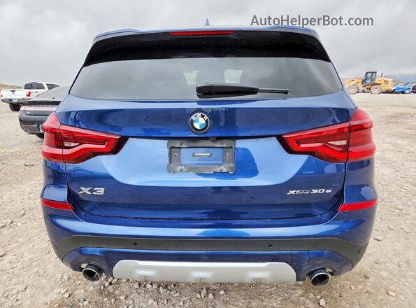 5UXTS1C01M9E92520 2021 BMW X3 Blue 