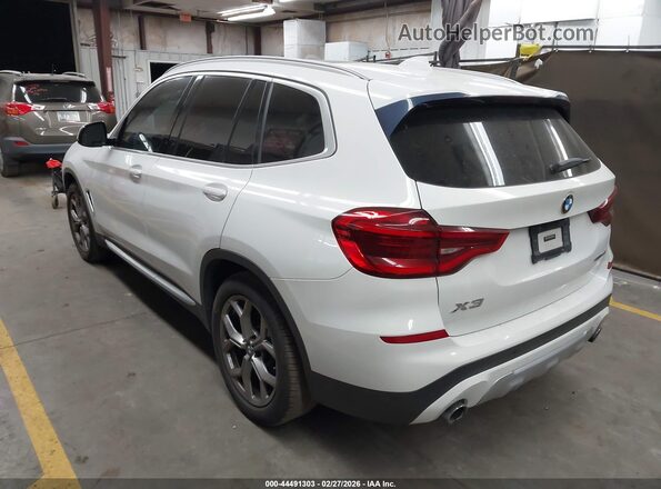 5UXTY3C00M9E39494 2021 BMW X3 White Tył lewy