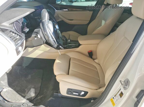 5UXTY3C07M9F12540 2021 BMW X3 Белый 