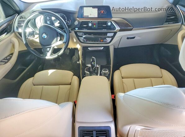 5UXTY3C07M9F12540 2021 BMW X3 Белый 