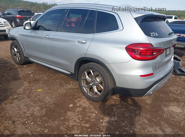 5UXTY3C08M9F31081 2021 BMW X3 Silver Задня ліва чверть