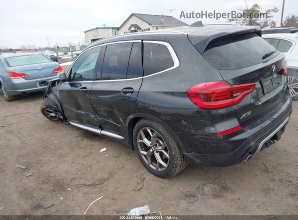 5UXTY5C00M9G76160 2021 BMW X3 Navy 