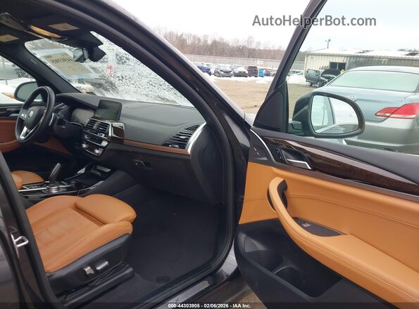 5UXTY5C00M9G76160 2021 BMW X3 Navy 