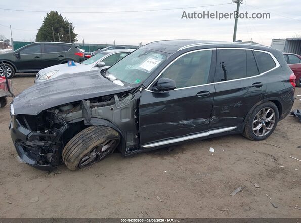 5UXTY5C00M9G76160 2021 BMW X3 Navy 