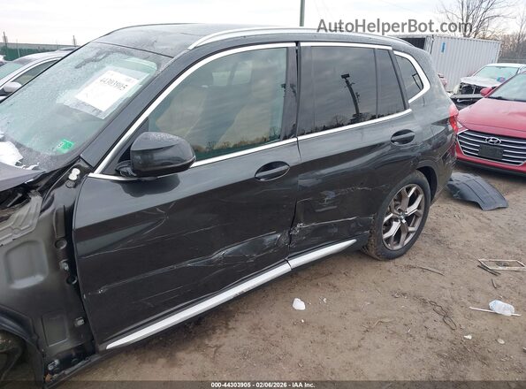 5UXTY5C00M9G76160 2021 BMW X3 Navy 
