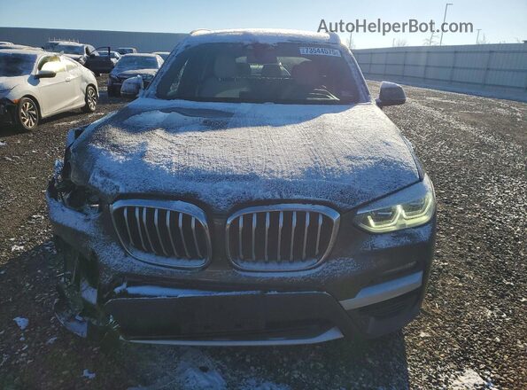 5UXTY5C01M9E85511 2021 BMW X3 Gray 