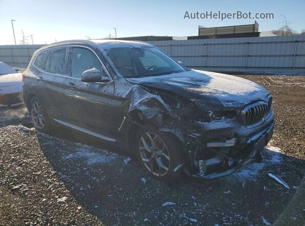 5UXTY5C01M9E85511 2021 BMW X3 Gray 