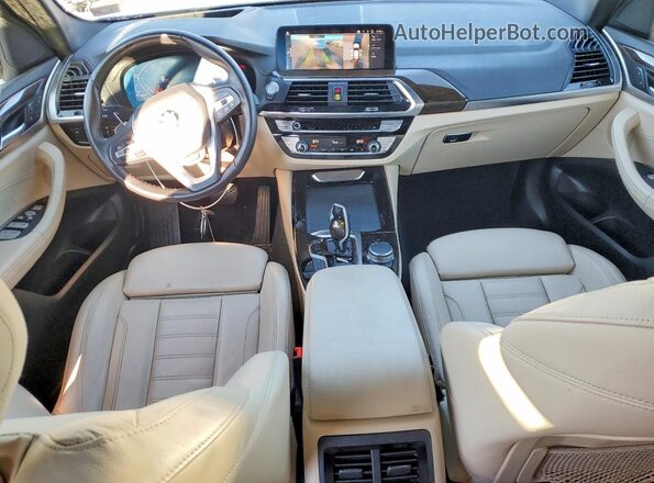 5UXTY5C01M9E85511 2021 BMW X3 Gray 