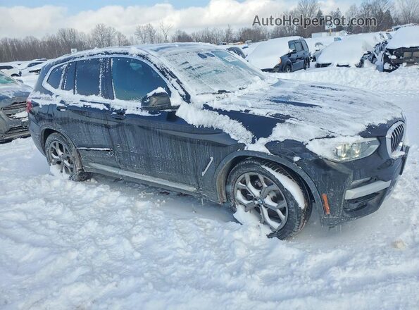 5UXTY5C05M9D90756 2021 BMW X3 Black 