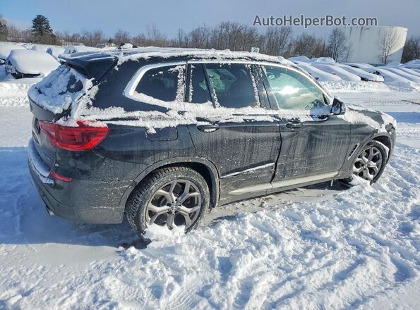 5UXTY5C05M9D90756 2021 BMW X3 Black 