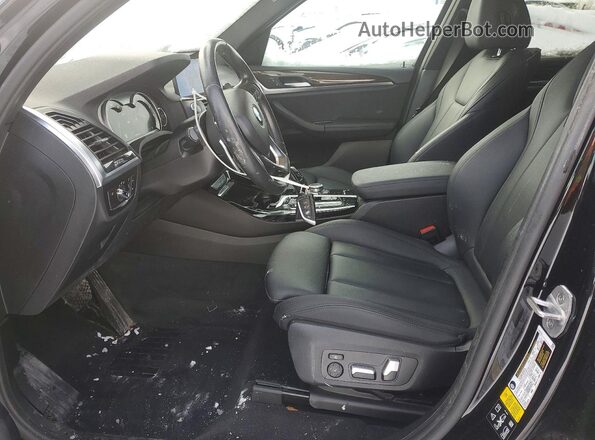 5UXTY5C05M9D90756 2021 BMW X3 Black 