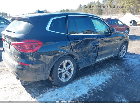 5UXTY5C07M9G01228 2021 BMW X3 Black Задня права чверть