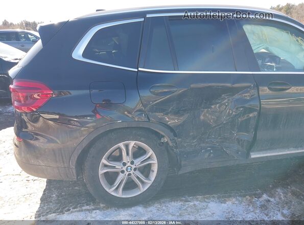 5UXTY5C07M9G01228 2021 BMW X3 Black Вид спереду