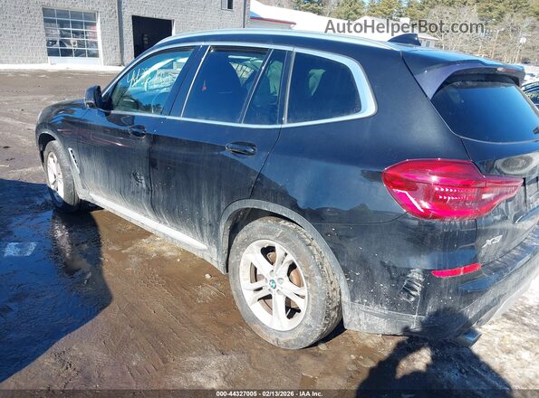 5UXTY5C07M9G01228 2021 BMW X3 Black Задня ліва чверть