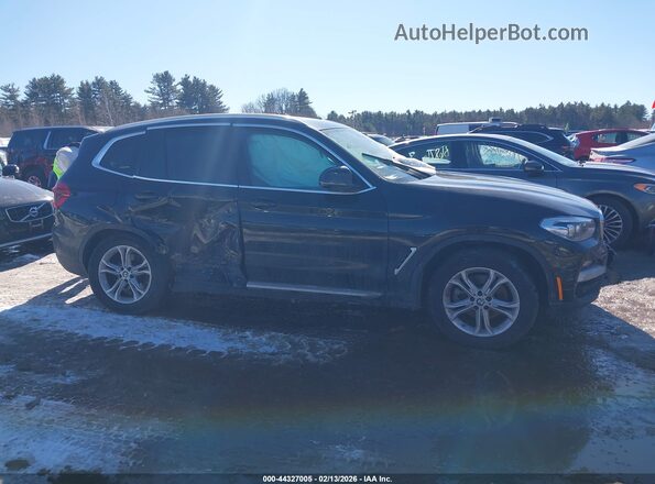 5UXTY5C07M9G01228 2021 BMW X3 Black Вид задньої частини салону