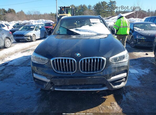 5UXTY5C07M9G01228 2021 BMW X3 Black Вид щитка приладів