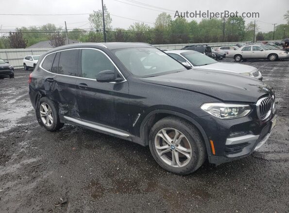 5UXTY5C08M9H86955 2021 BMW X3 Black წინა მარჯვენა