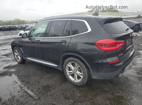 5UXTY5C08M9H86955 2021 BMW X3 Black უკანა მარცხენა