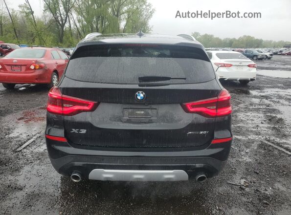 5UXTY5C08M9H86955 2021 BMW X3 Black უკანა ხედი