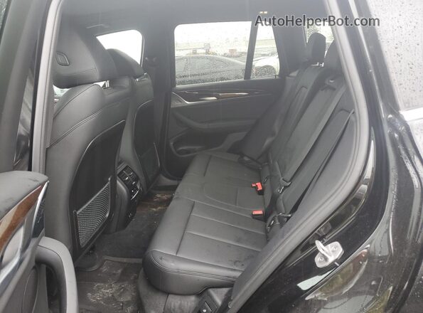5UXTY5C08M9H86955 2021 BMW X3 Black უკანა სალონის ხედი