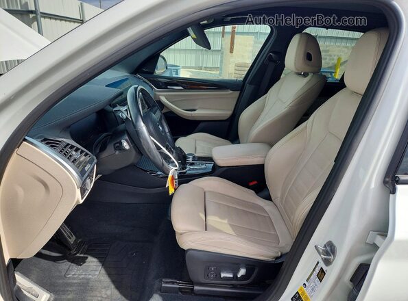 5UXTY9C09M9F70507 2021 BMW X3 White 
