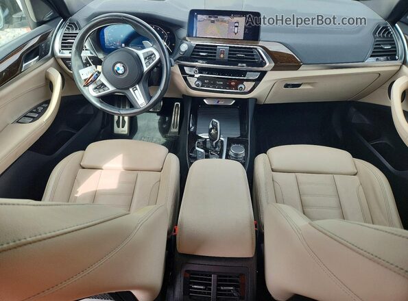 5UXTY9C09M9F70507 2021 BMW X3 White 
