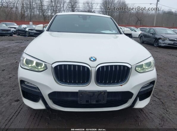 5UXUJ3C54KLG54395 2019 BMW X4 White Instrument cluster view