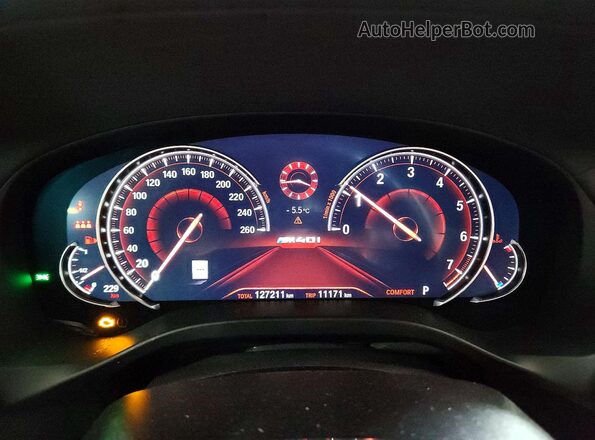 5UXUJ5C52KLJ62585 2019 BMW X4 Blue 