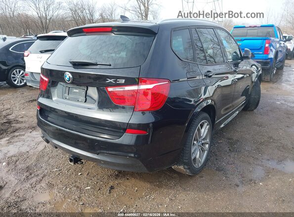 5UXWX7C33H0W39827 2017 BMW X3 Black Trasero derecho