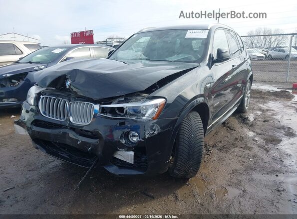 5UXWX7C33H0W39827 2017 BMW X3 Black Vista tres cuartos delantera izquierda