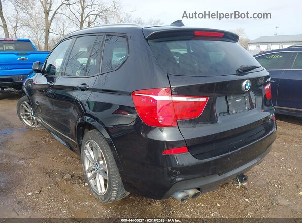 5UXWX7C33H0W39827 2017 BMW X3 Black Trasero izquierdo